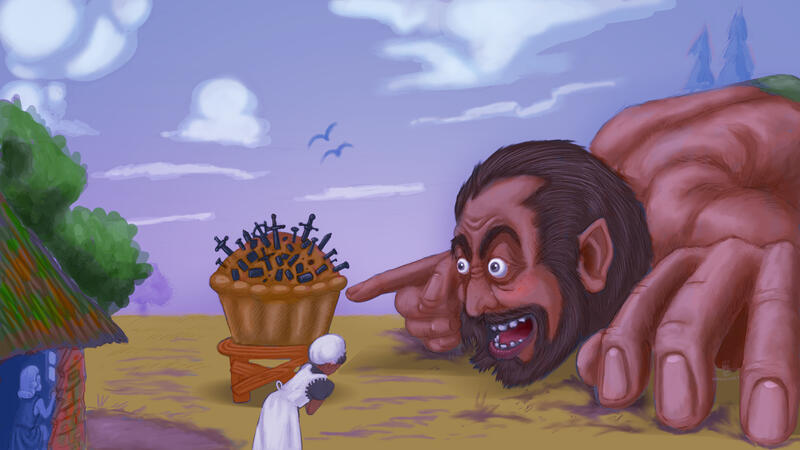 A Tale of Fionn Mac | Fionne Folklore Finalist Harvard University Ireland Online Digital Art Competition.